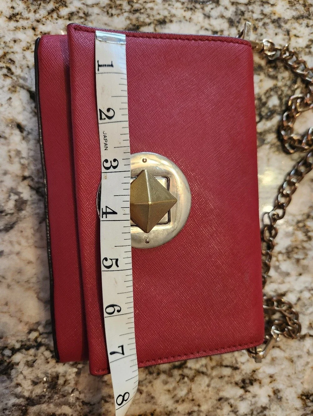Kate Spade New York Newbury Lane Sally Crossbody Red, Saffiano Leather EUC Purse